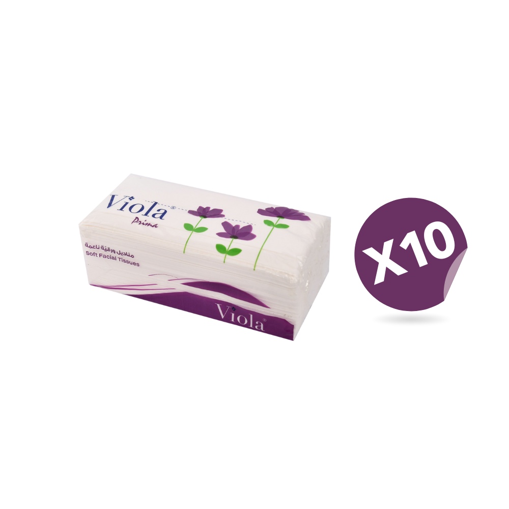 Tissue Facial Viola (Pack of 10)