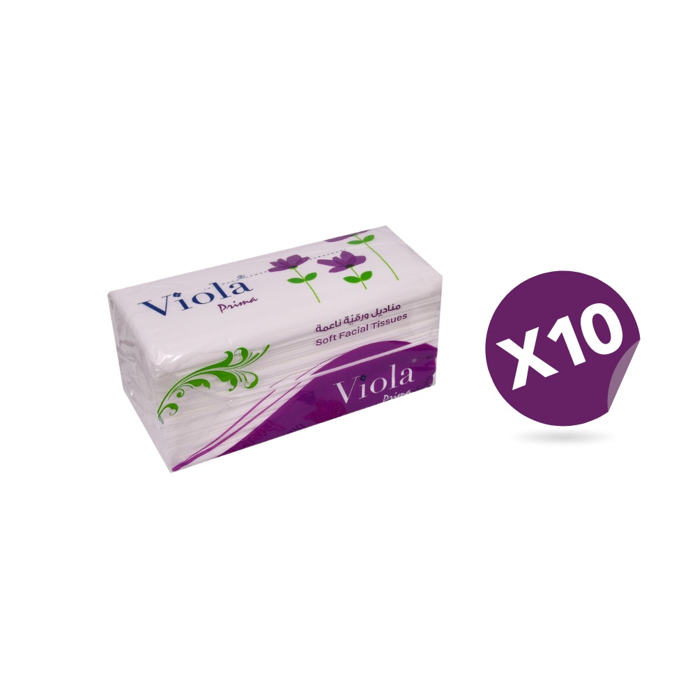 Tissue Facial Viola (Pack of 10)
