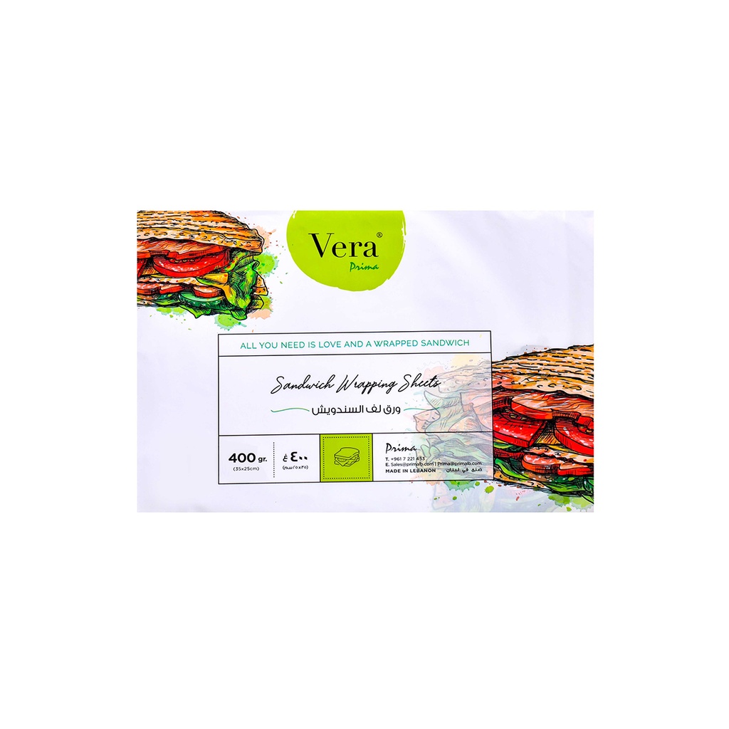 Vera Sandwich Paper 400 Gr
