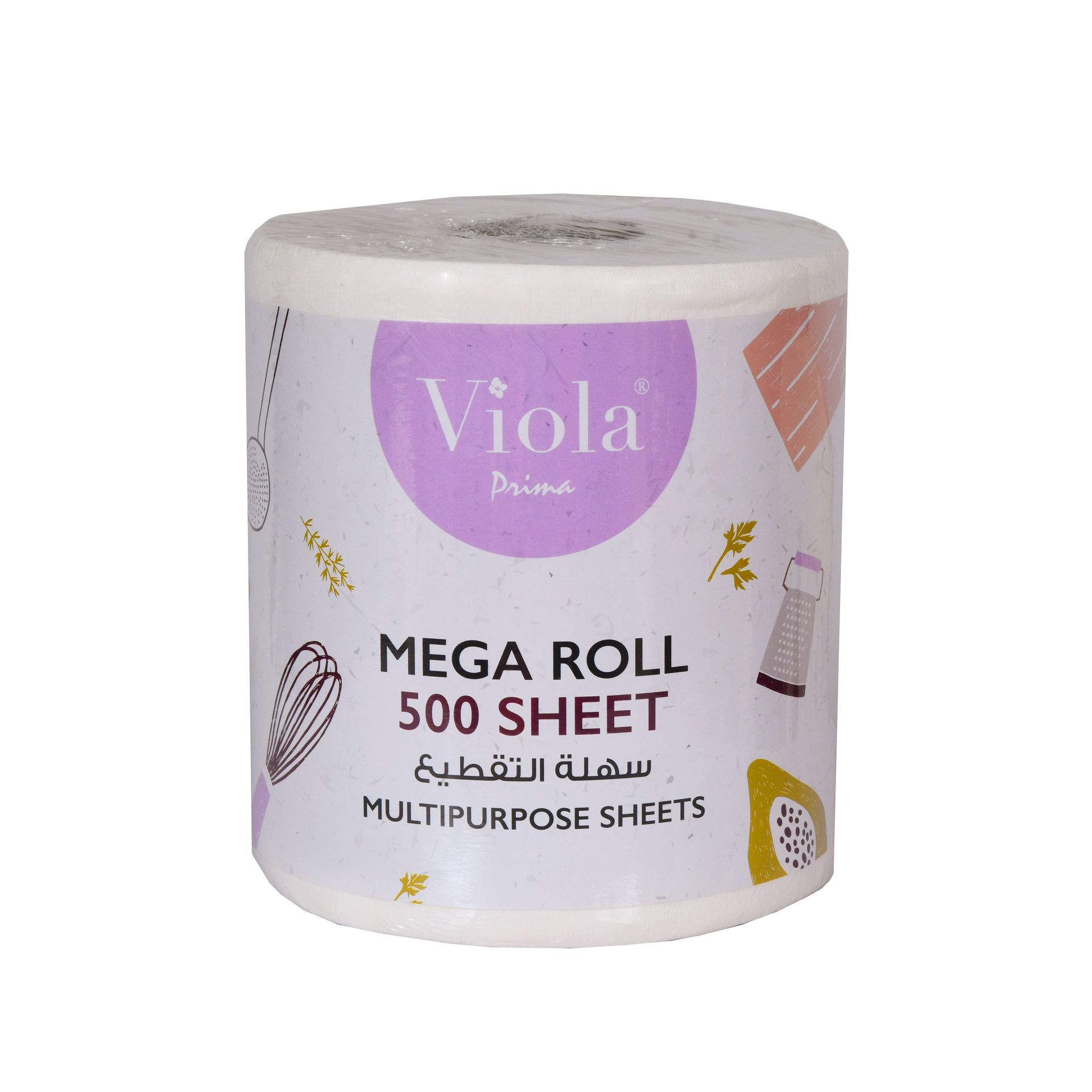 Mega Kitchen Roll Viola 500 Sheet
