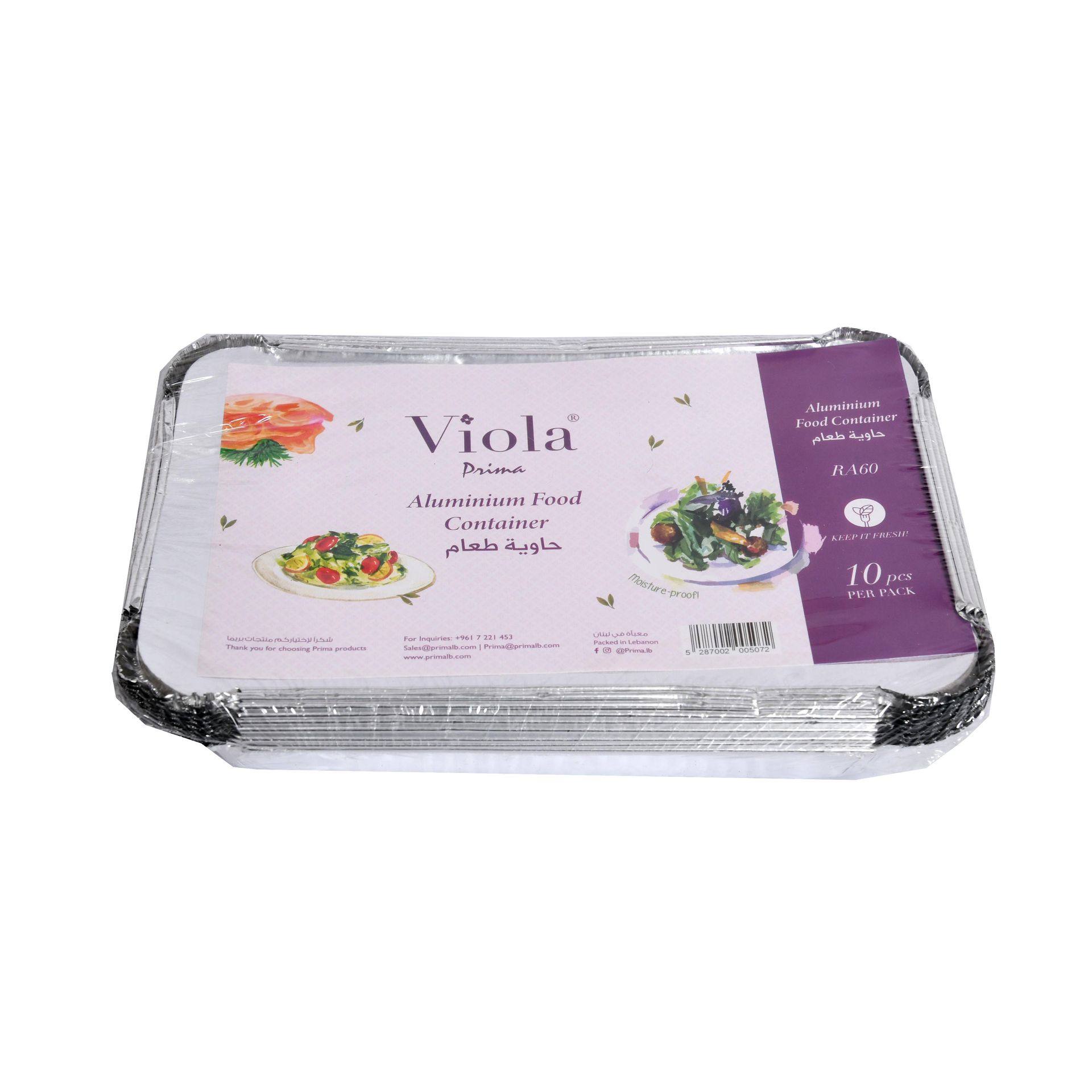 Viola Aluminum Foil Food