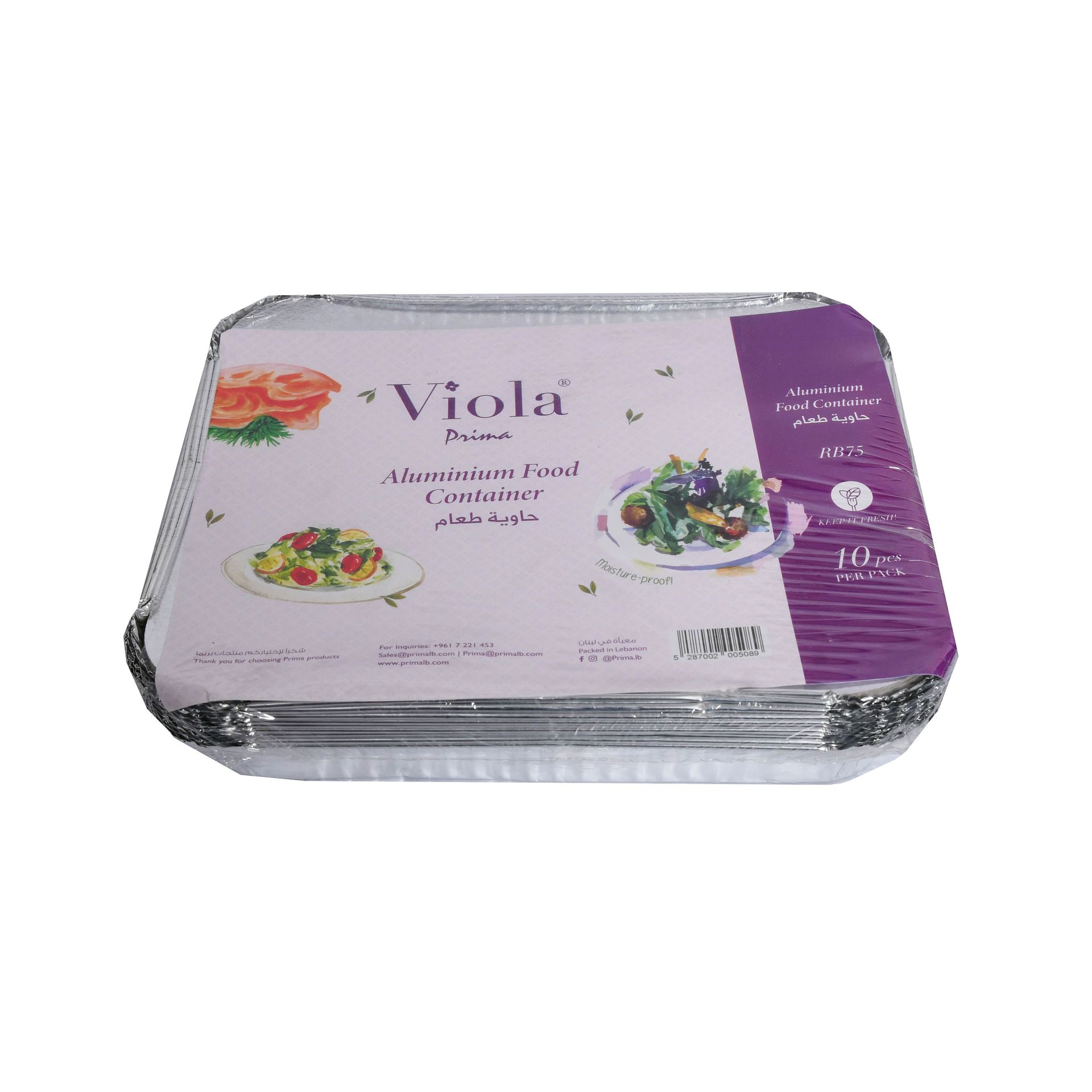 Viola Aluminum Foil Food