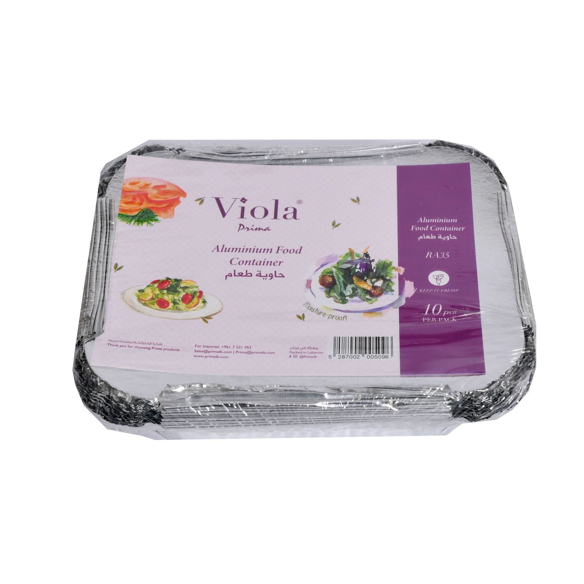 Viola Aluminum Foil Food