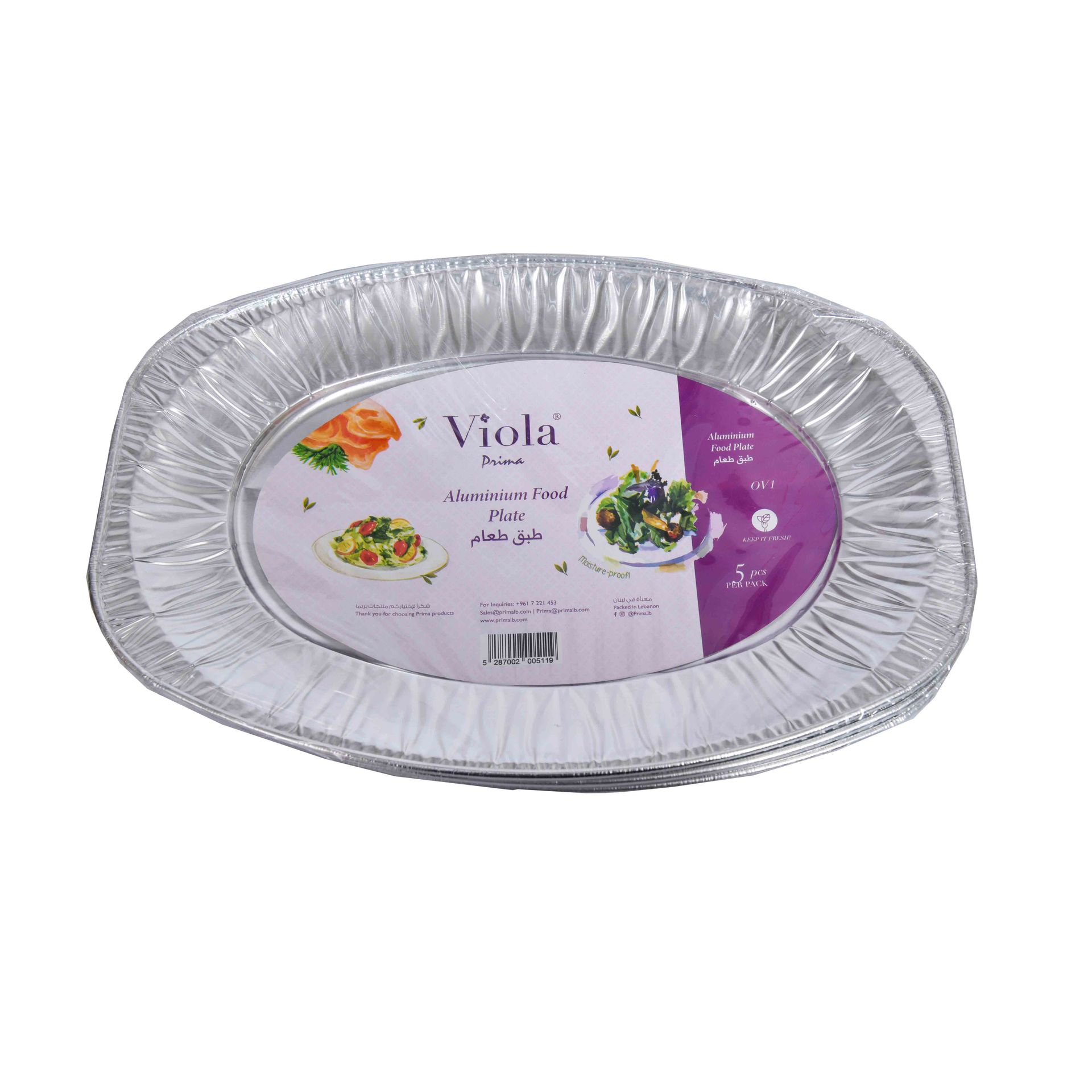 Viola Aluminum Foil Food