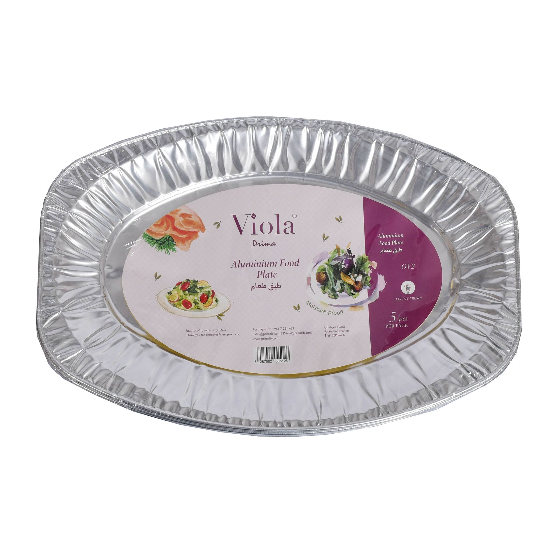 Viola Aluminum Foil Food