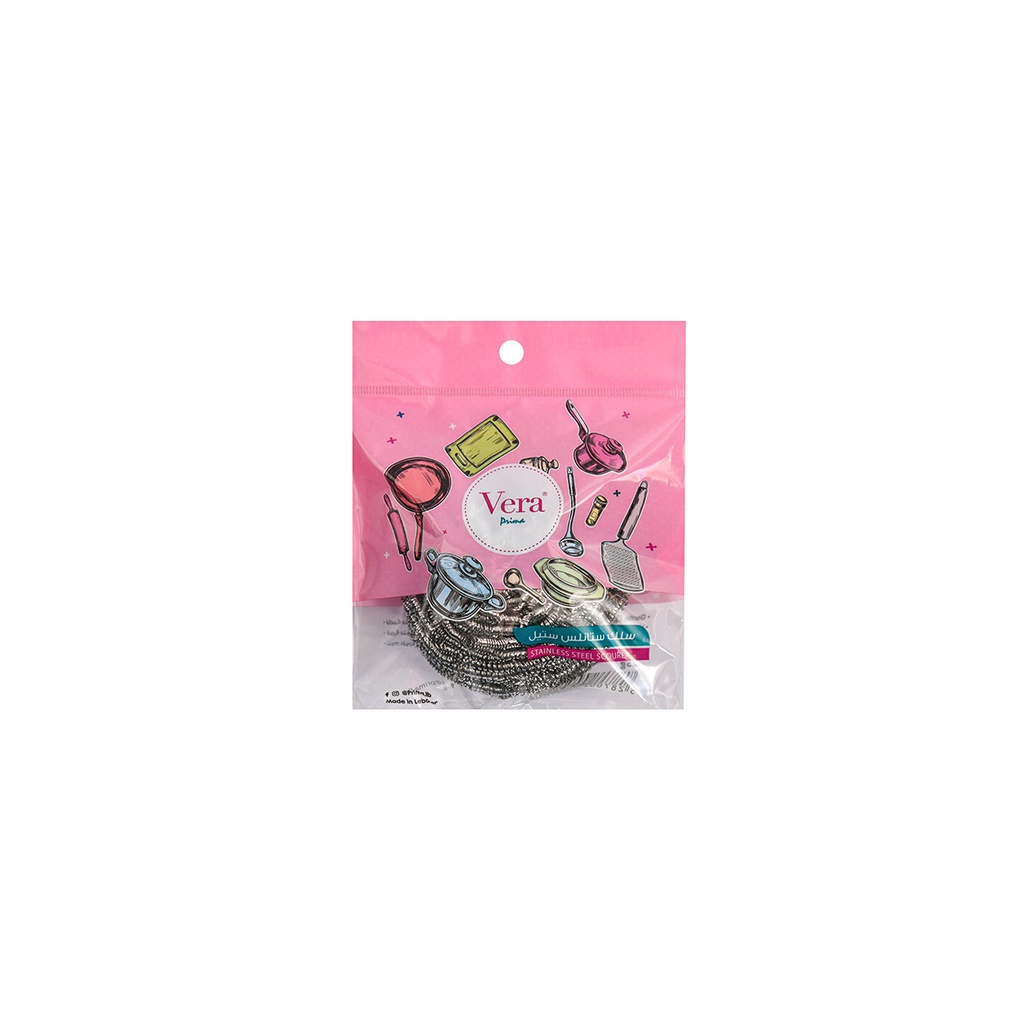 Vera Stainless Steel Scourers one pcs 27 Gr