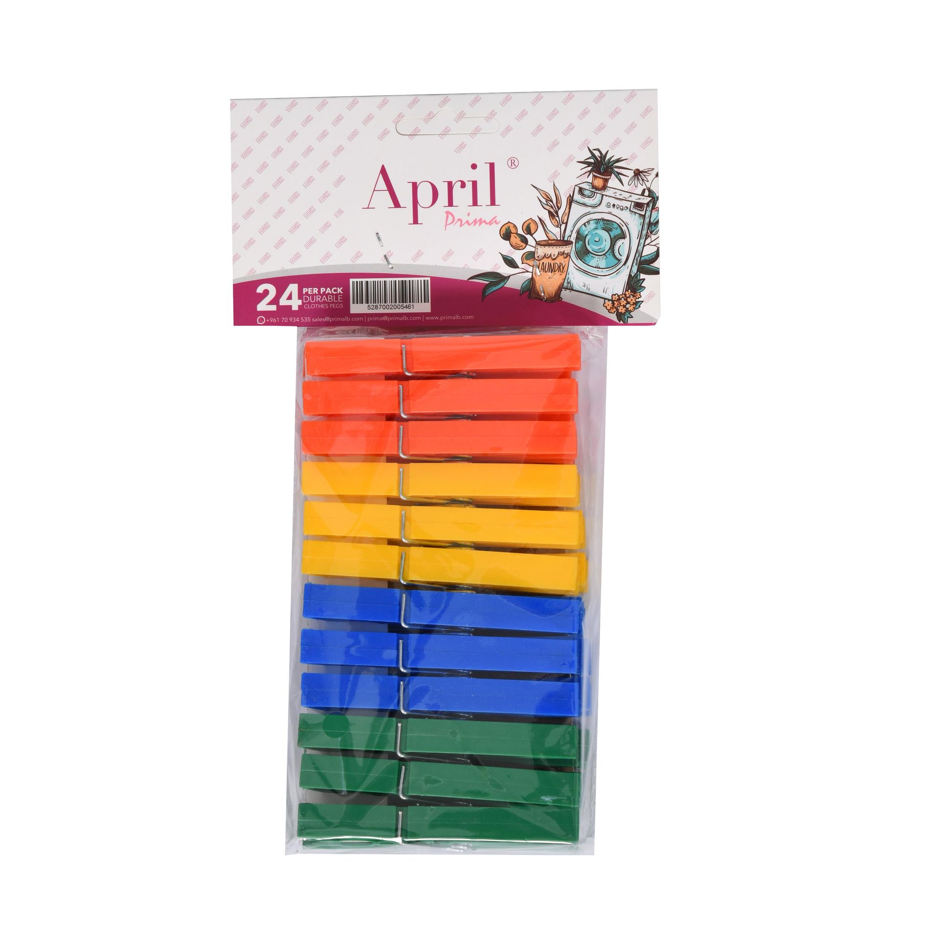 April Clothes 24 Pin - One Pcs