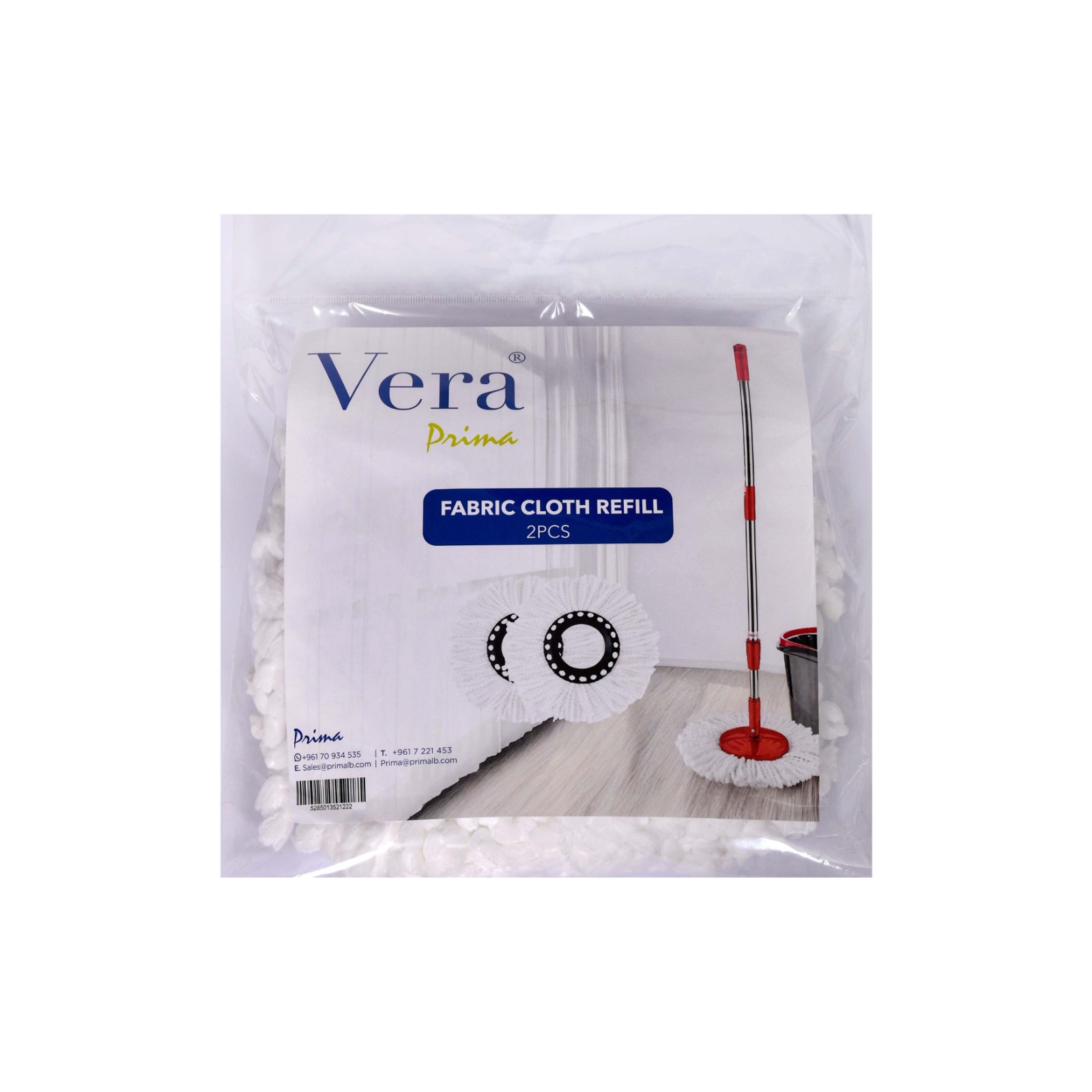 Vera Fabric Cloth Refill For Spin Mop 