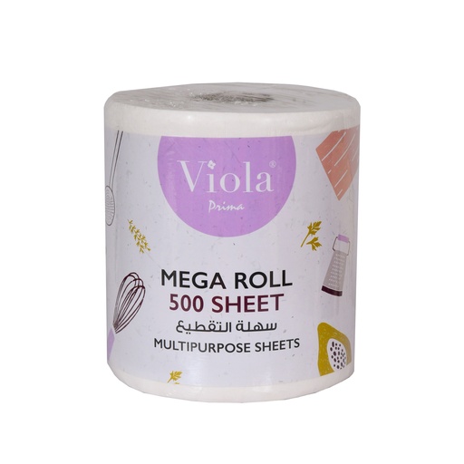[203010303] Mega Kitchen Roll Viola 500 Sheet