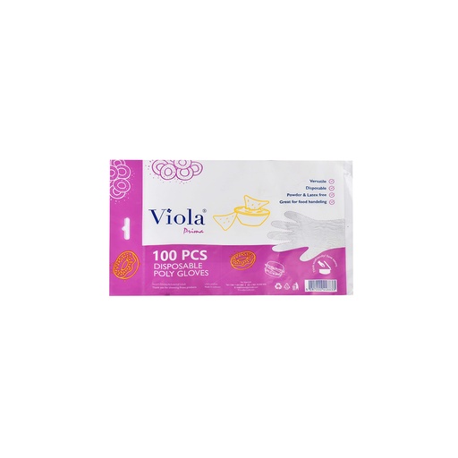 [206010345] Viola Gloves Hdpe 100